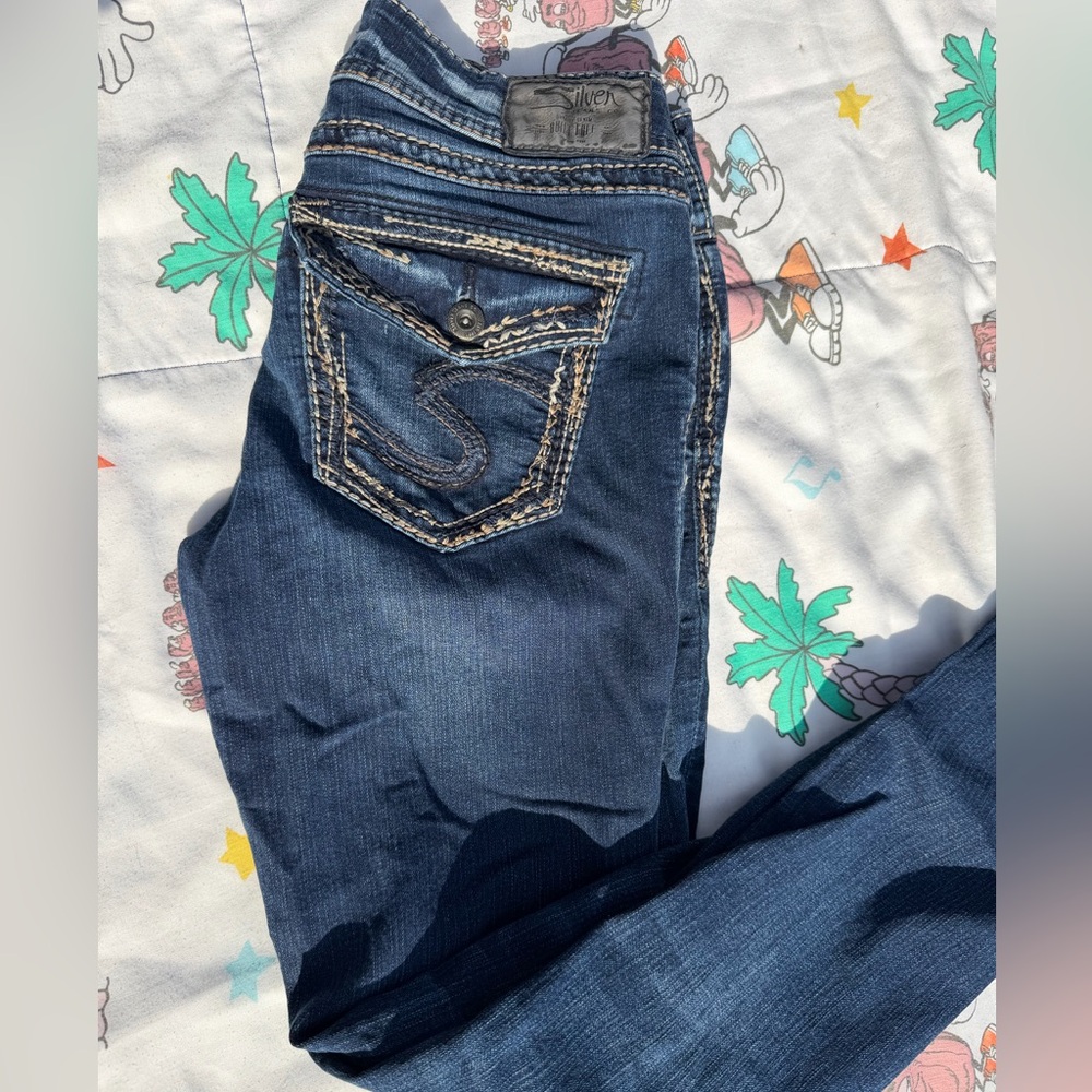 Silver suki mid skinny Dark Blue Jeans